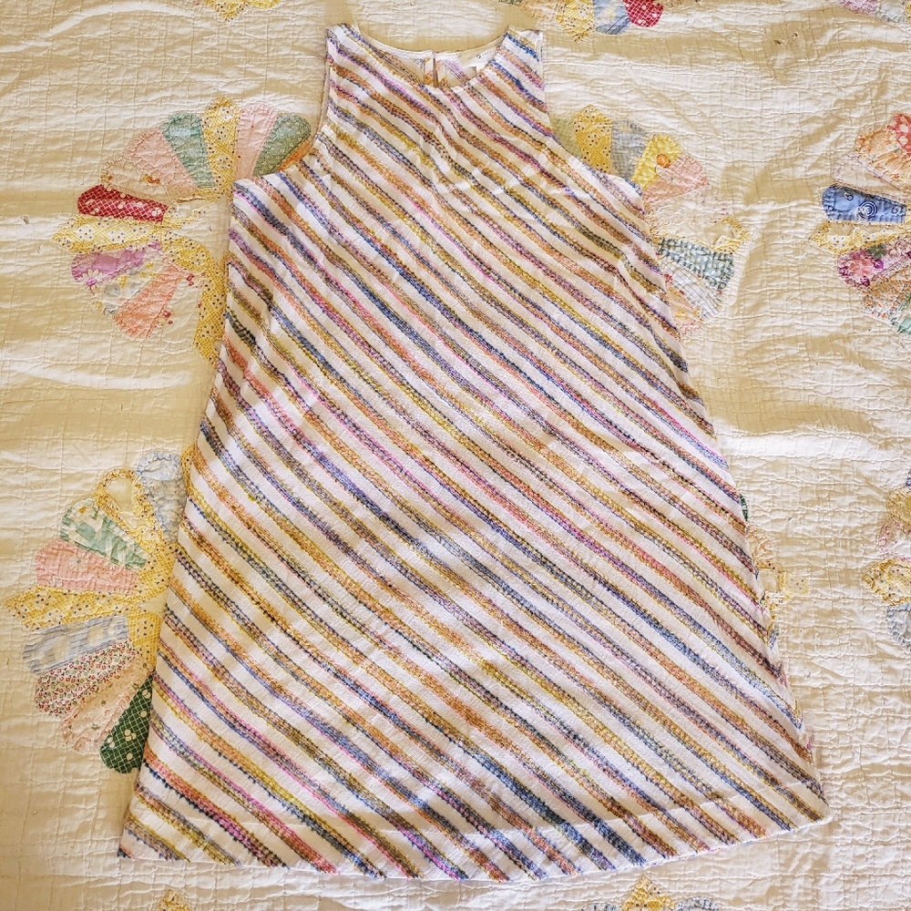 Lou & Grey Striped Confetti A Line Dress